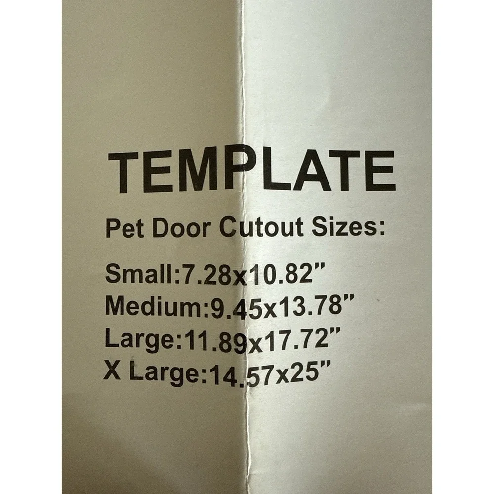 PATAPLUS Medium Pet Door | Heavy Duty Aluminum Frame | Lockable Slide | New